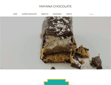 Tablet Screenshot of mayanachocolate.com